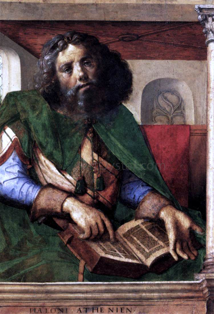 Pedro Berruguete Plato - Hand Painted Oil Painting