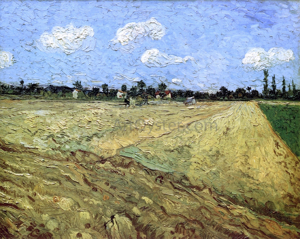 Vincent Van Gogh Plowed Field - Hand Painted Oil Painting
