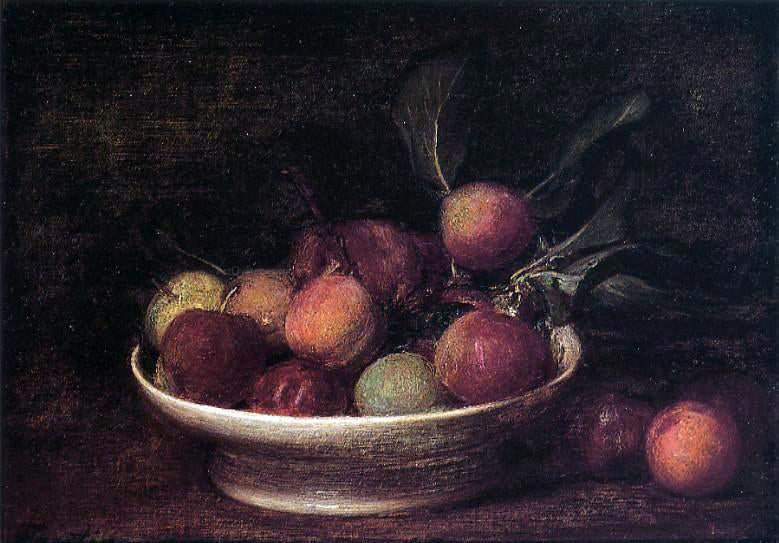  Henri Fantin-Latour Plums and Peaches - Hand Painted Oil Painting
