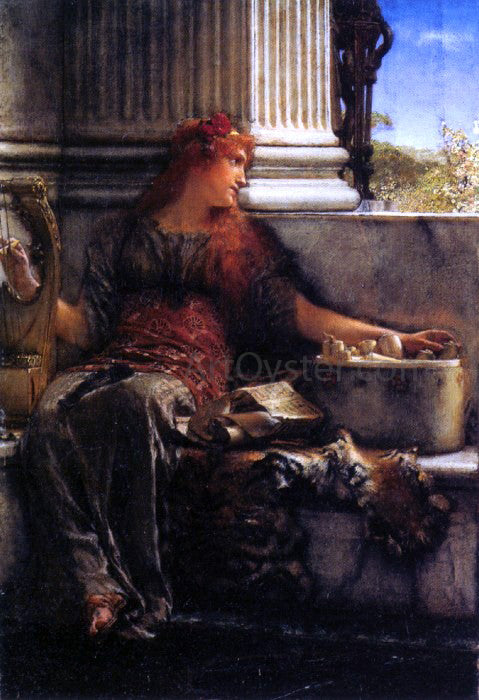 Sir Lawrence Alma-Tadema Poetry - Hand Painted Oil Painting