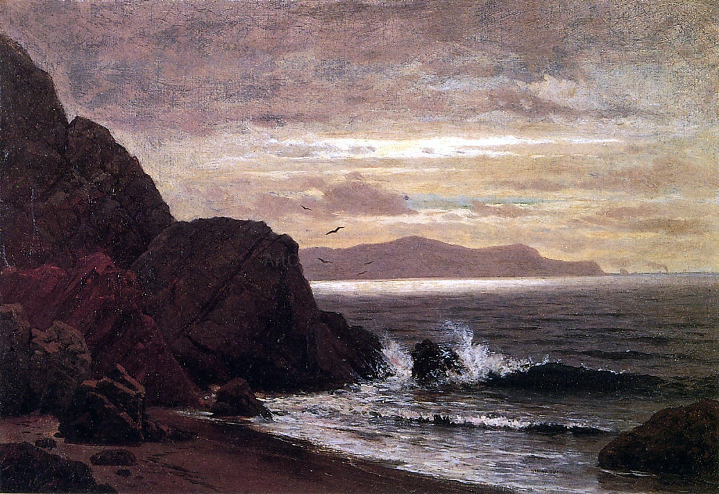 Raymond Dabb Yelland Point Lobos from Fort Point - Hand Painted Oil Painting