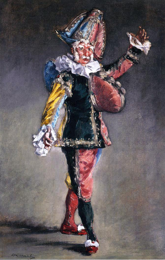 Edouard Manet Polichinelle - Hand Painted Oil Painting