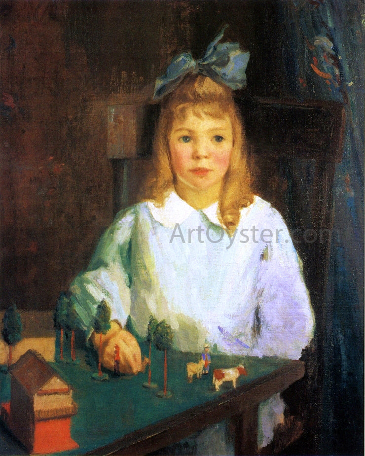 Mary Bradish Titcomb Polly's Farm - Hand Painted Oil Painting