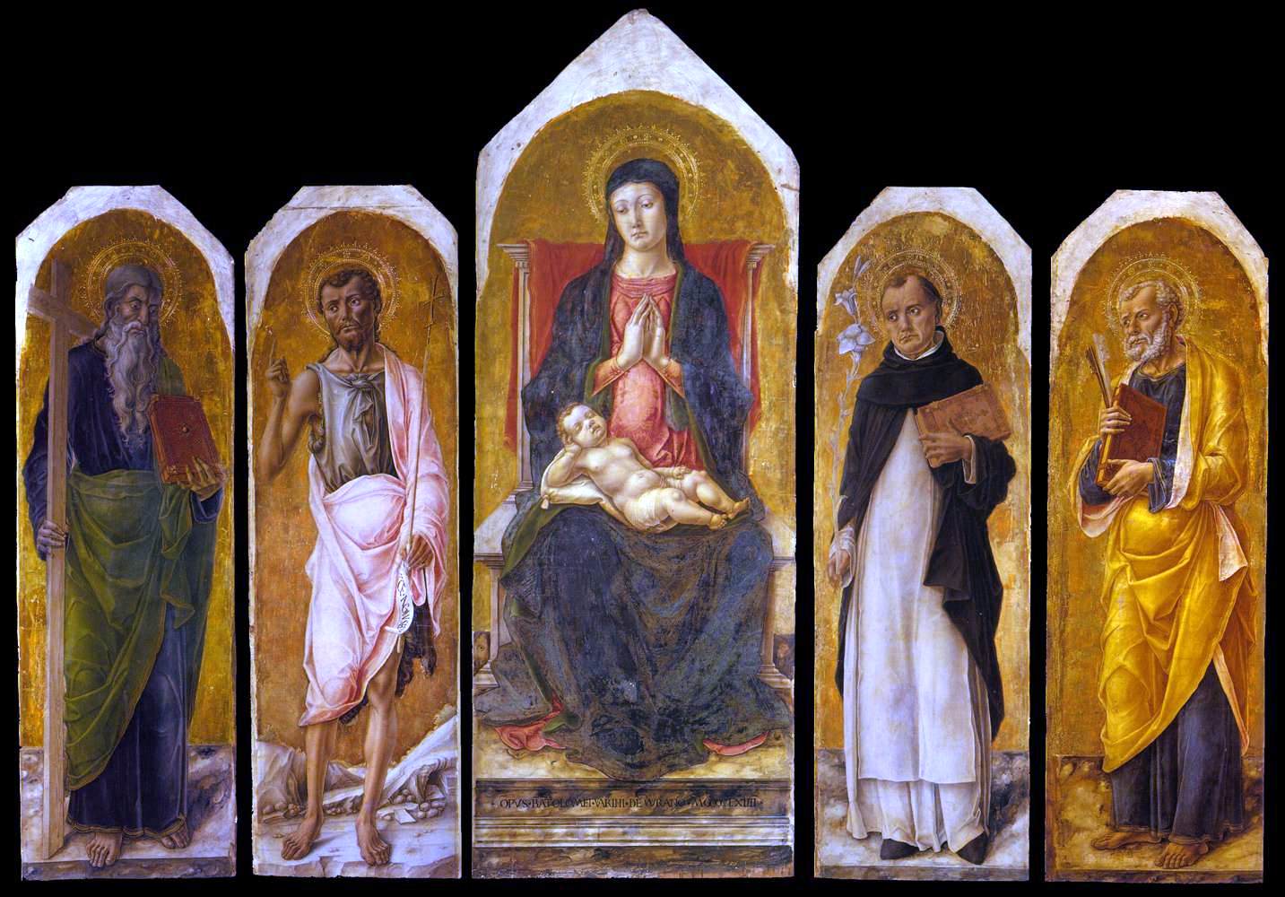 Bartolomeo Vivarini Polyptych - Hand Painted Oil Painting