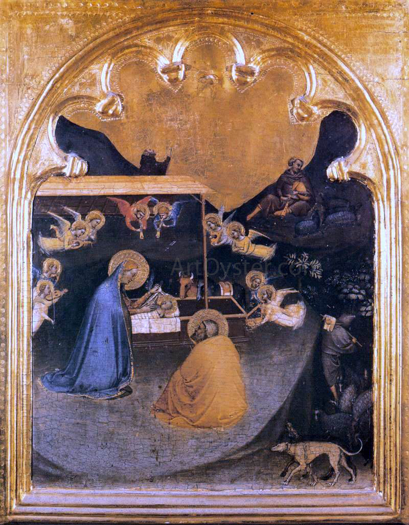  Bernardo Daddi Polyptych of San Pancrazio: Predella panel - Hand Painted Oil Painting