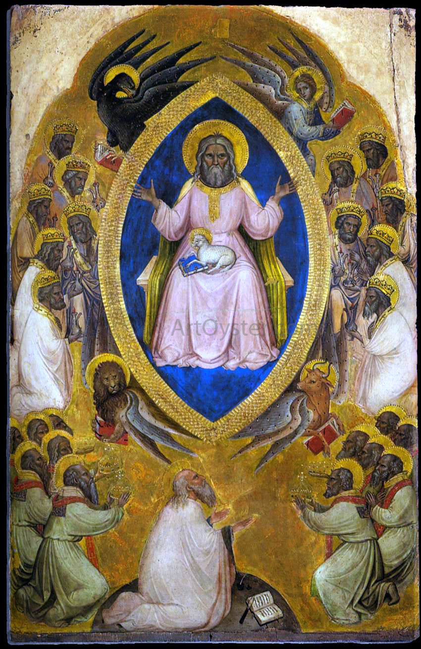 Jacobello Alberegno Polyptych of the Apocalypse (central panel) - Hand Painted Oil Painting
