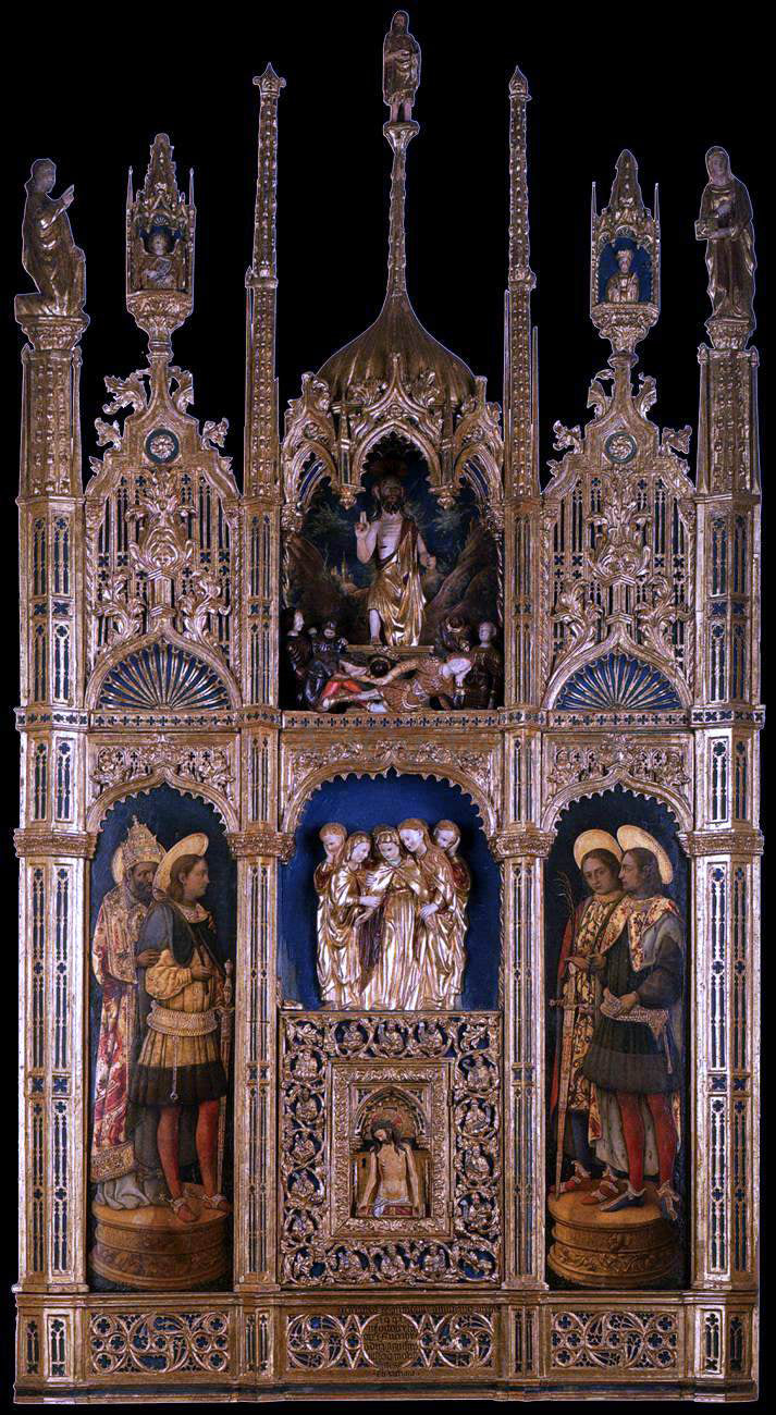 Antonio Vivarini Polyptych of the Body of Christ - Hand Painted Oil Painting