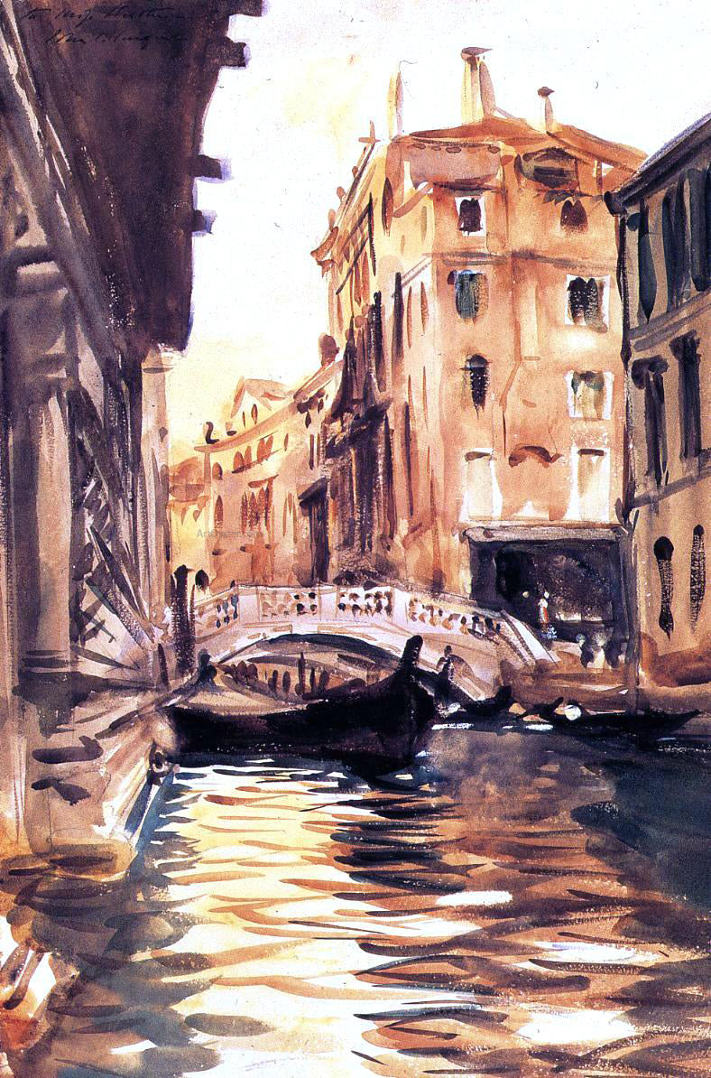 John Singer Sargent Ponte della Canonica - Hand Painted Oil Painting