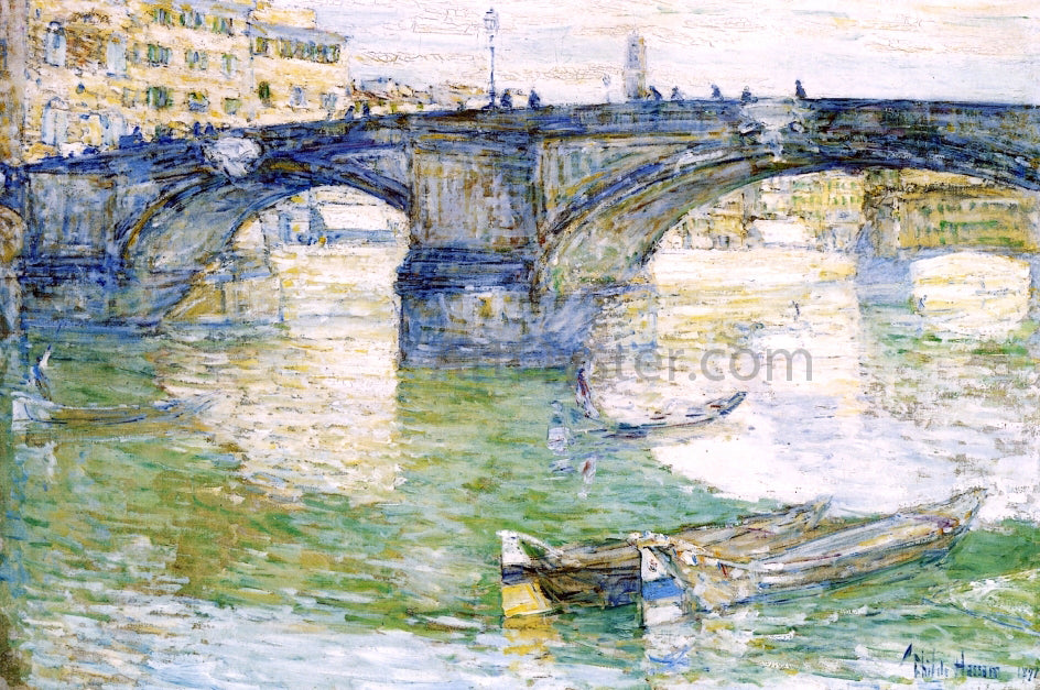 Frederick Childe Hassam Ponte Santa Trinita - Hand Painted Oil Painting