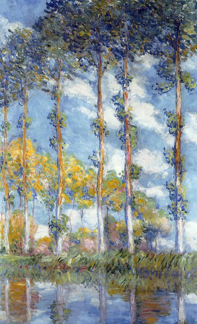 Claude Oscar Monet Poplars - Hand Painted Oil Painting