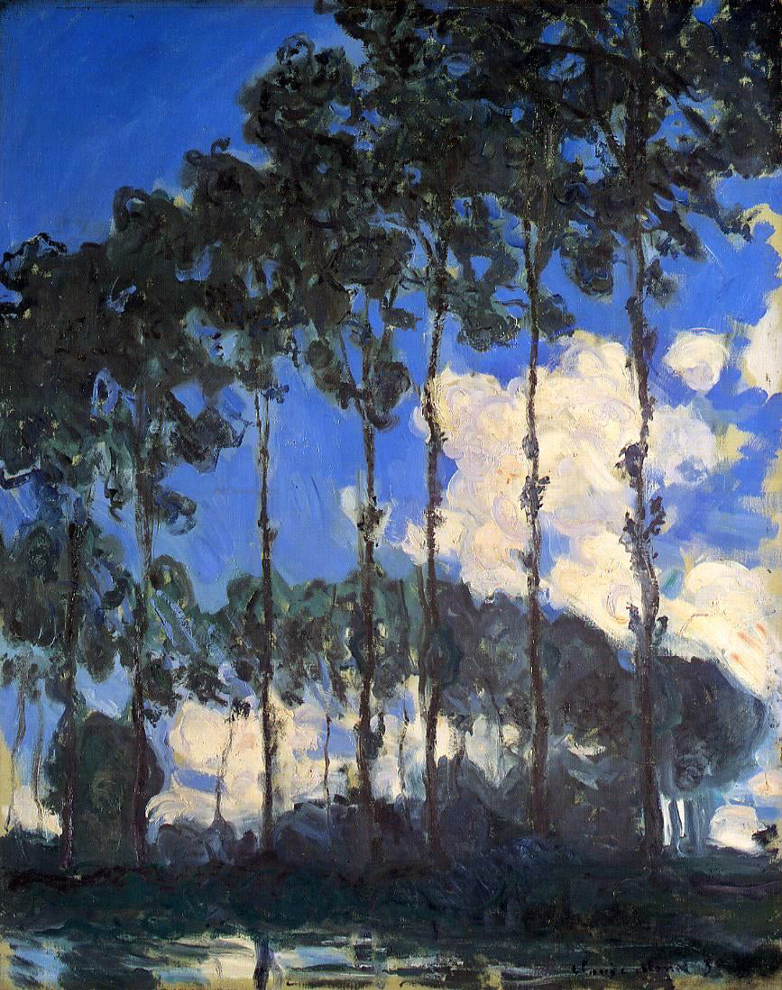 Claude Oscar Monet Poplars on the Banks of the Epte - Hand Painted Oil Painting