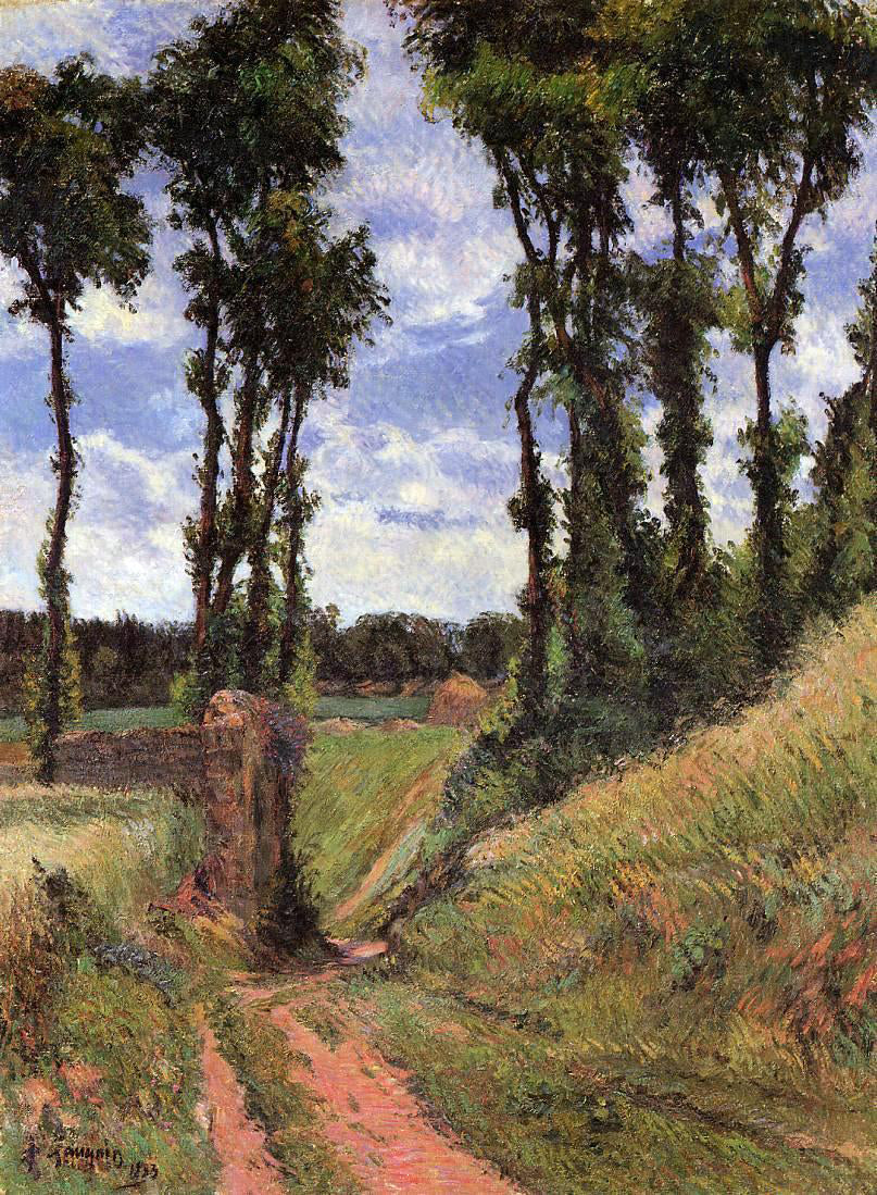 Paul Gauguin Poplars, Osny - Hand Painted Oil Painting