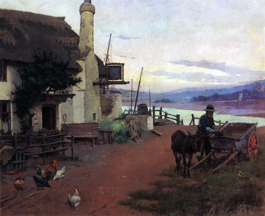 Leghe Suthers Porlock Harbour, Somerset - Hand Painted Oil Painting