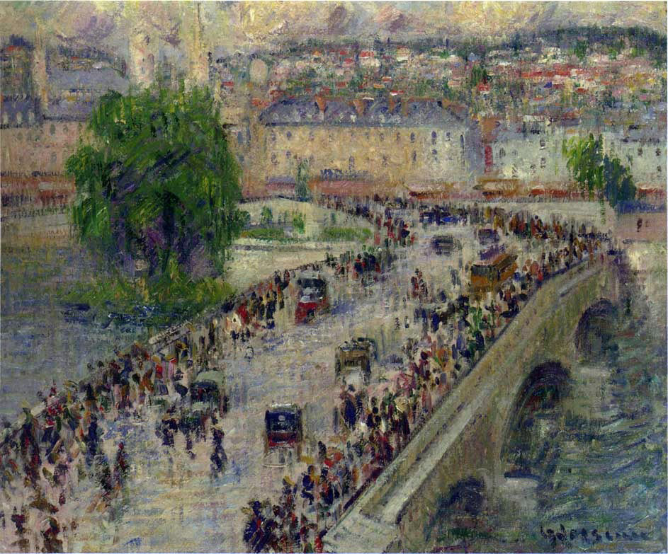 Gustave Loiseau Port Corneille at Rouen - Hand Painted Oil Painting