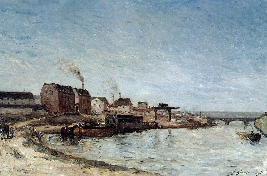 Paul Gauguin Port de Grenelle - Hand Painted Oil Painting