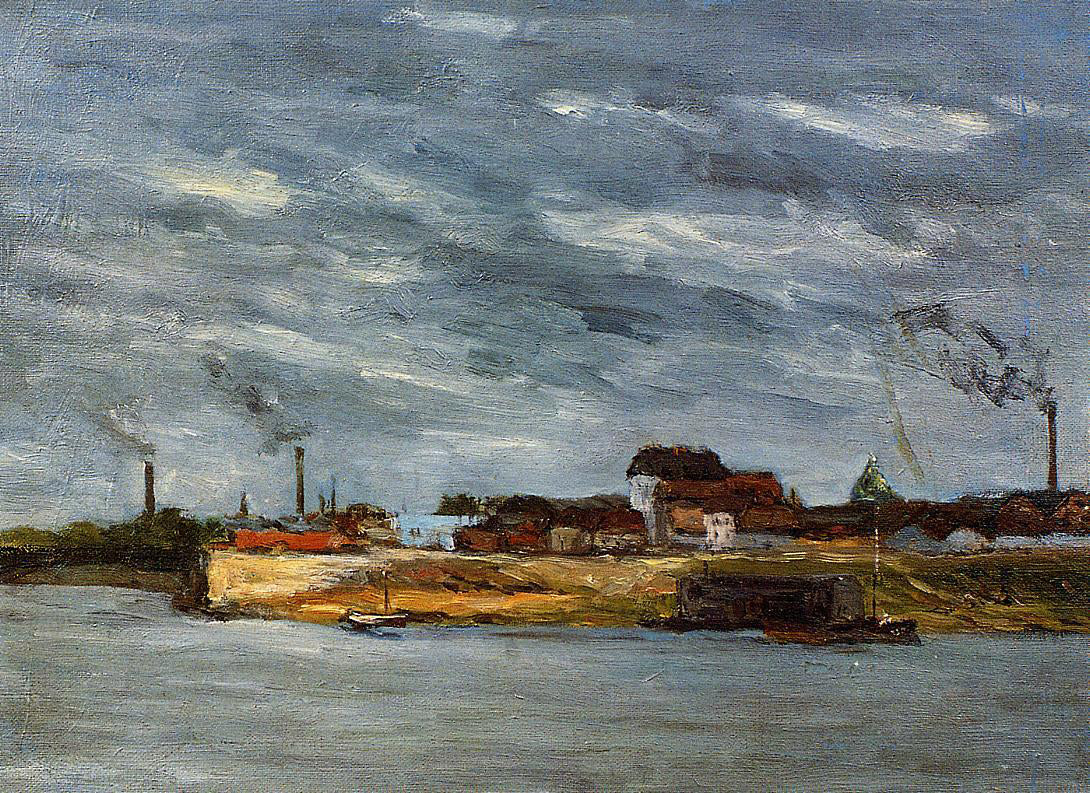 Paul Gauguin Port de Javel - Hand Painted Oil Painting