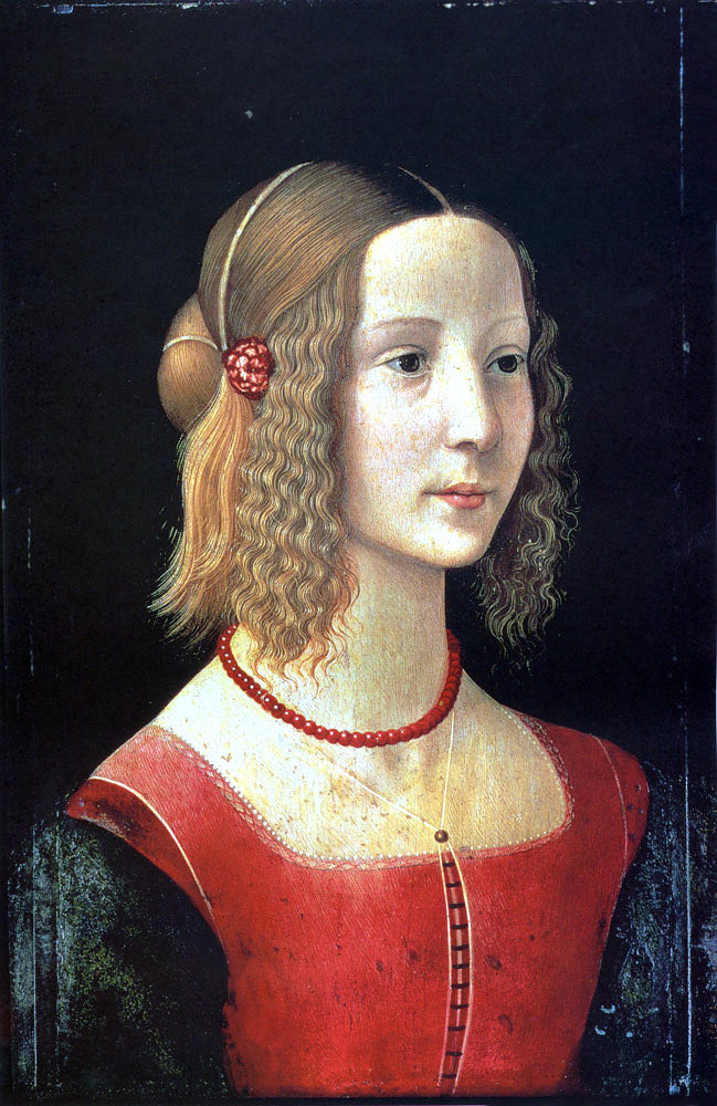 Domenico Ghirlandaio Portrait of a Girl - Hand Painted Oil Painting