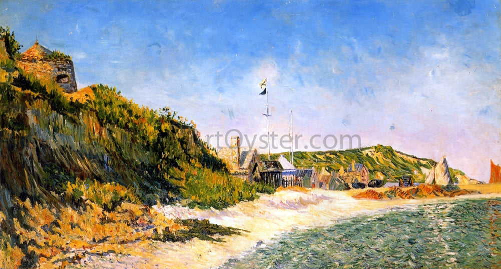 Paul Signac Port-en Bessin, the Beach - Hand Painted Oil Painting