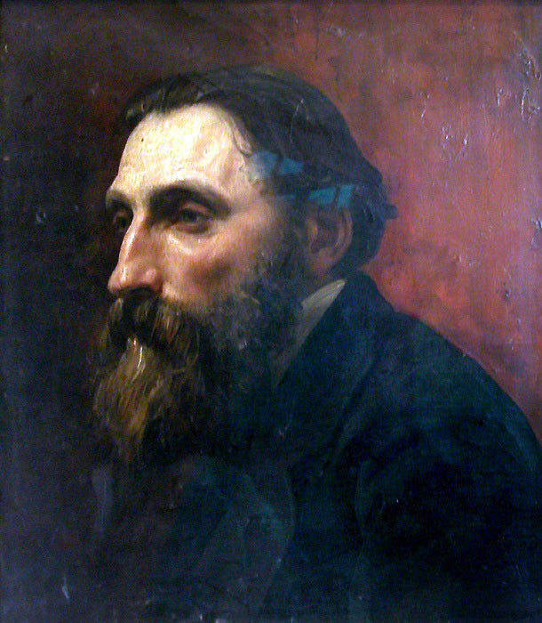Jean-Paul Laurens Portrait de Rodin - Hand Painted Oil Painting