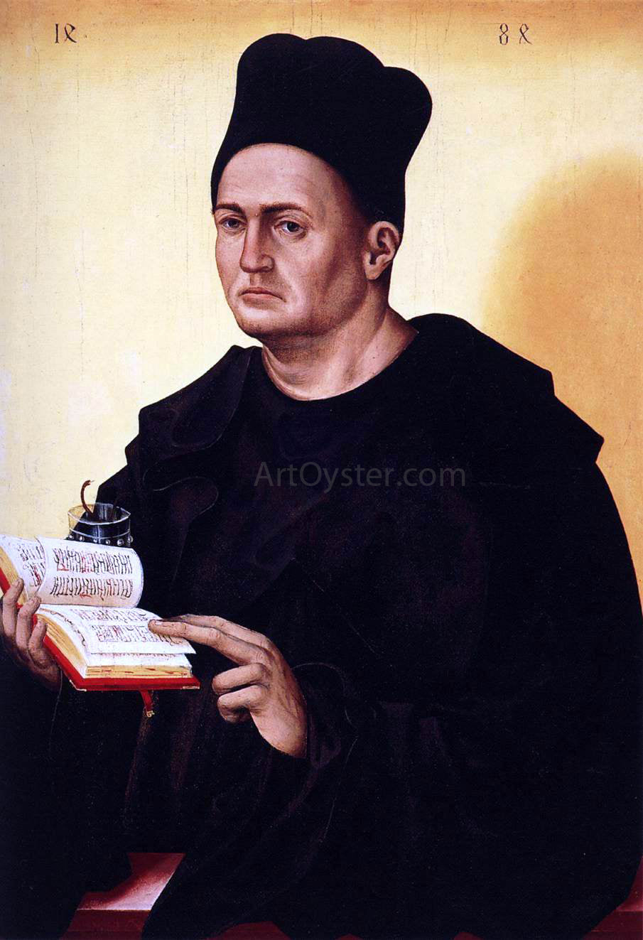 Jan Polack Portrait of a Benedictine Monk - Hand Painted Oil Painting