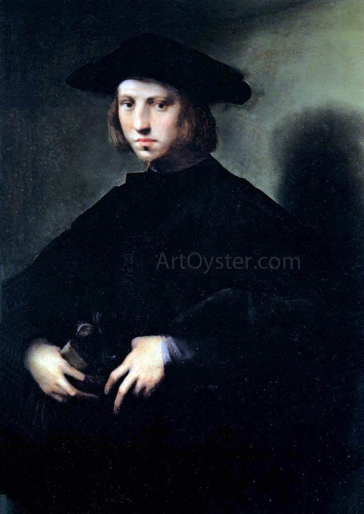  Domenico Puligo Portrait of a Boy - Hand Painted Oil Painting