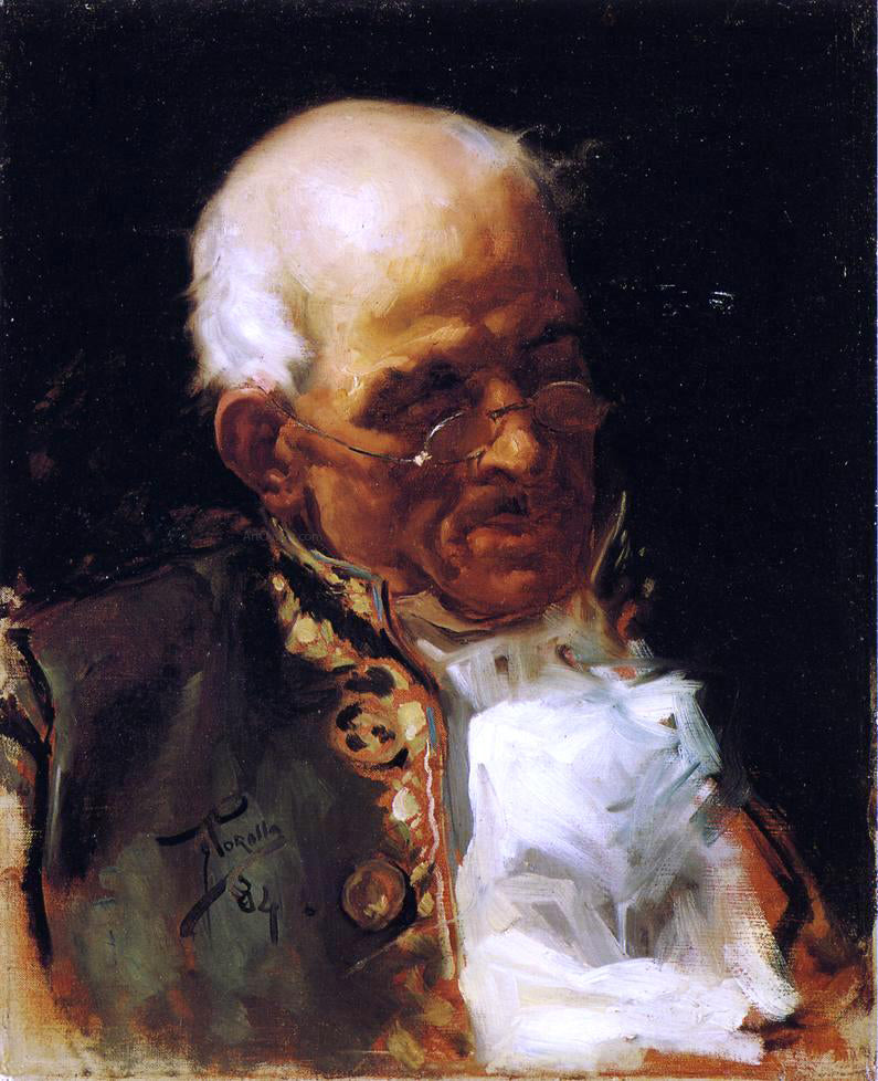 Joaquin Sorolla Y Bastida Portrait of a Caballero - Hand Painted Oil Painting