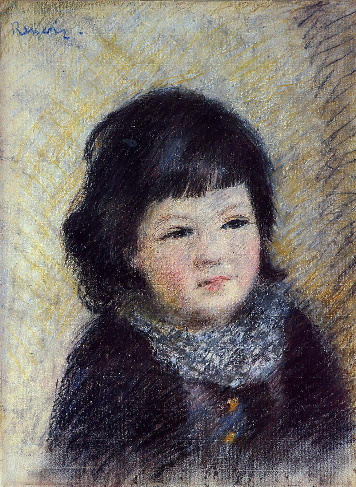 Pierre Auguste Renoir Portrait of a Child - Hand Painted Oil Painting