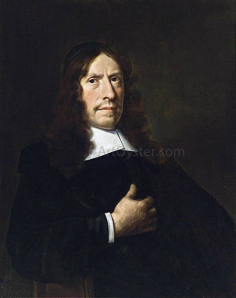 Hendrick Cornelisz Van Vliet Portrait of a Cleric - Hand Painted Oil Painting