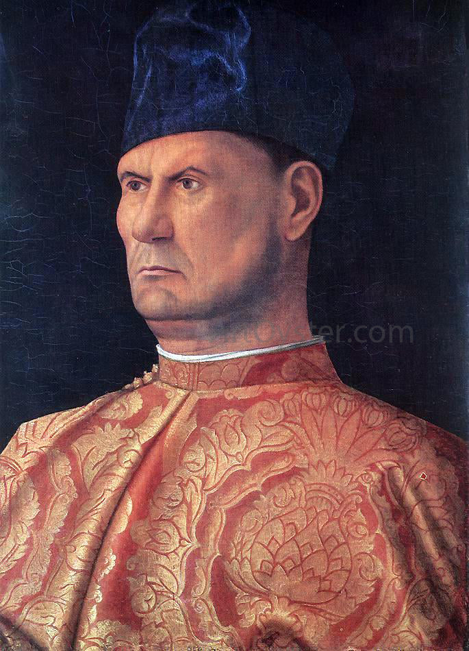  Giovanni Bellini Portrait of a Condottiere (Giovanni Emo) - Hand Painted Oil Painting