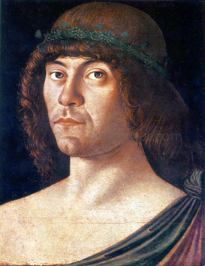  Giovanni Bellini Portrait of a Humanist - Hand Painted Oil Painting