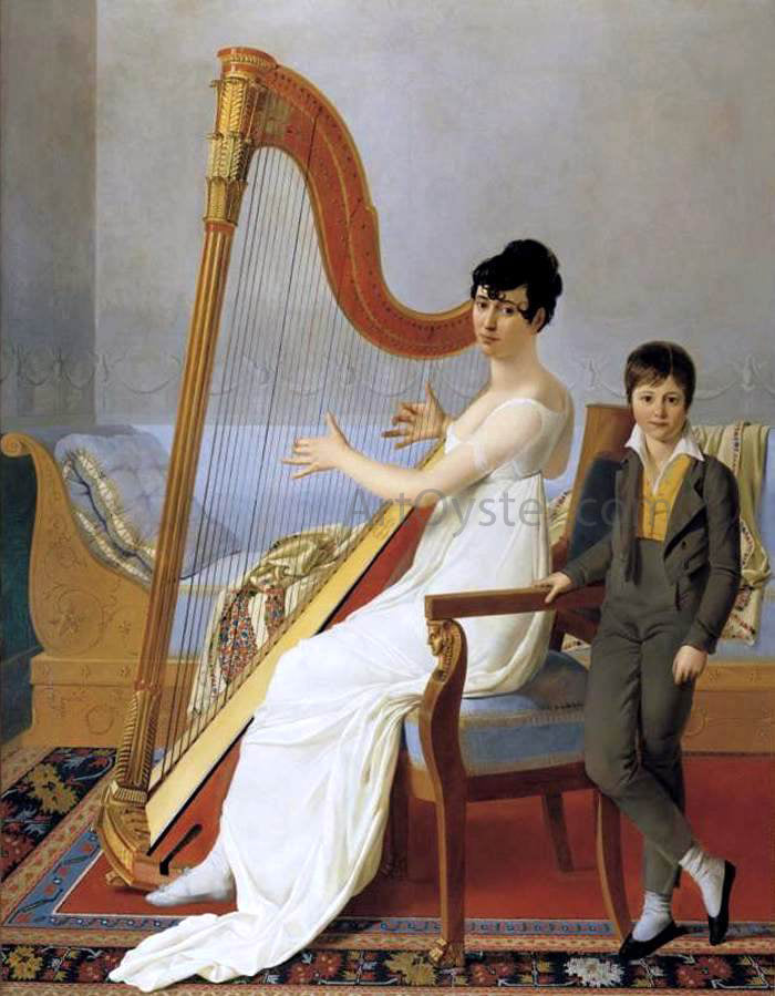 Joseph-Denis Odevaere Portrait of a Lady - Hand Painted Oil Painting