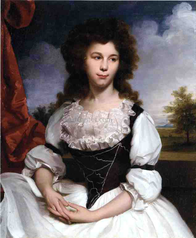James Earle Portrait of a Lady - Hand Painted Oil Painting