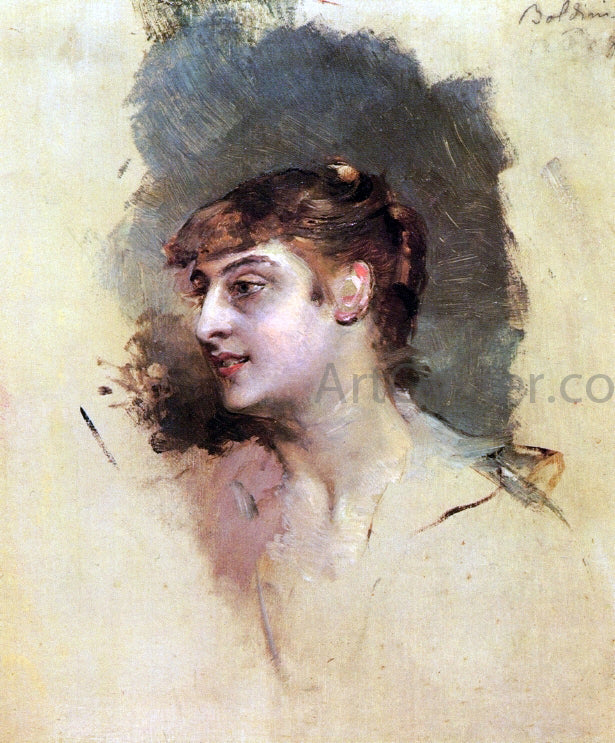 Giovanni Boldini Portrait of a Lady - Hand Painted Oil Painting