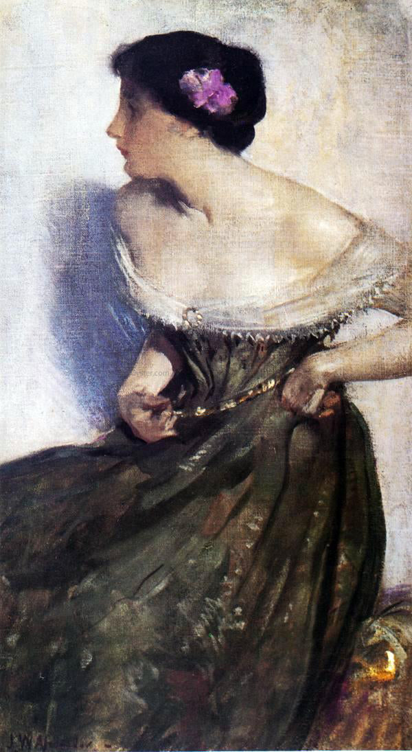 John White Alexander Portrait of a Lady - Hand Painted Oil Painting