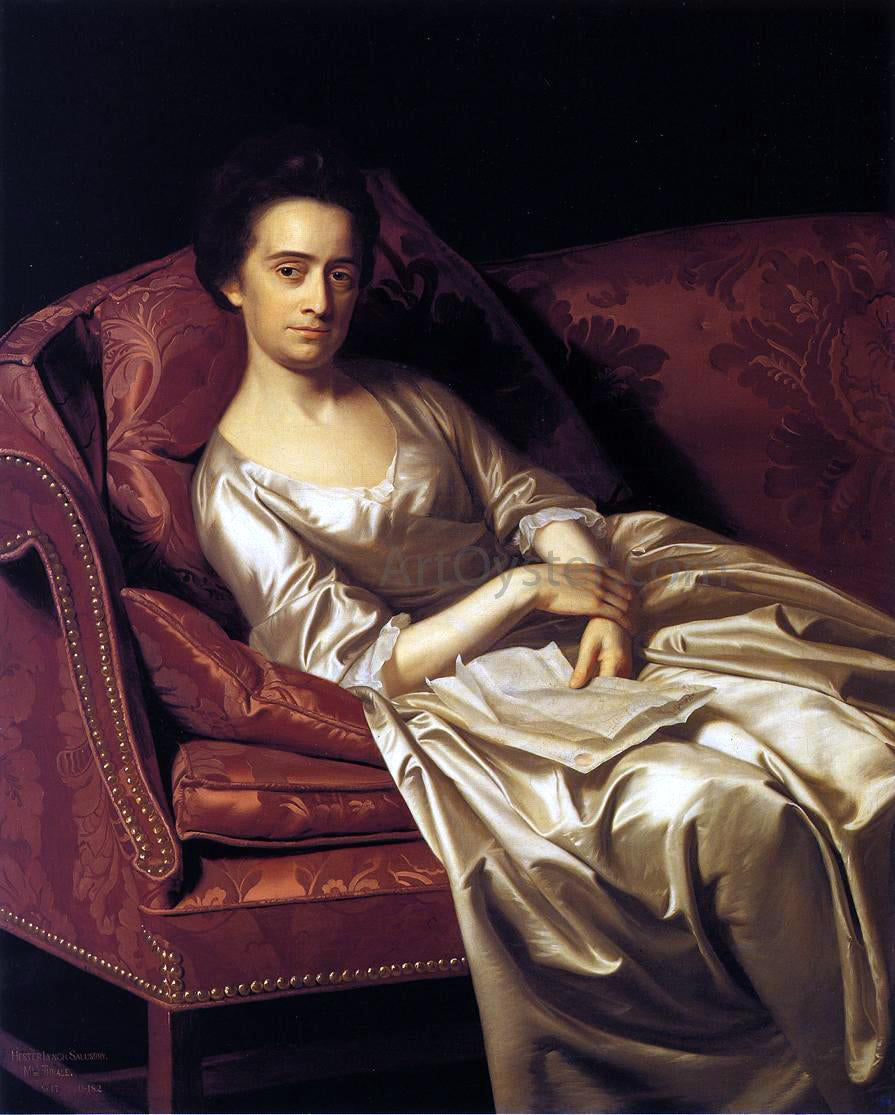 John Singleton Copley Portrait of a Lady - Hand Painted Oil Painting