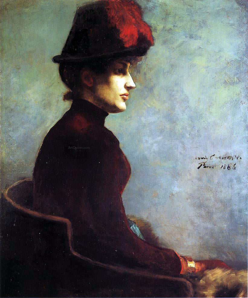 Lovis Corinth Portrait of a Lady - Hand Painted Oil Painting