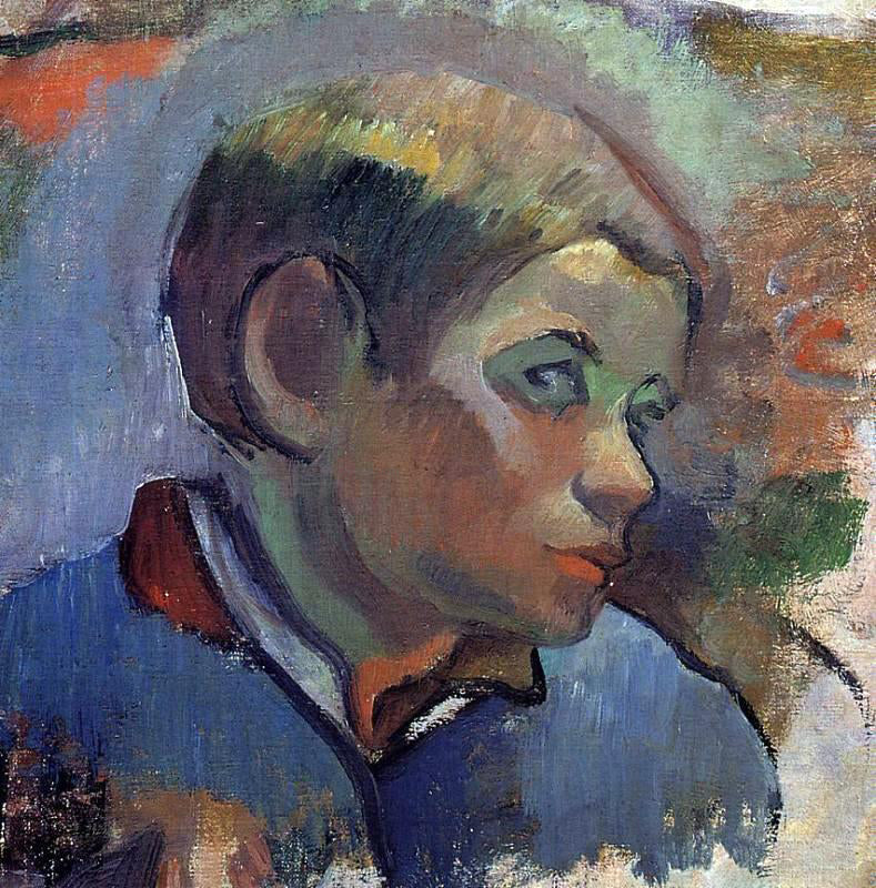 Paul Gauguin Portrait of a Little Boy - Hand Painted Oil Painting