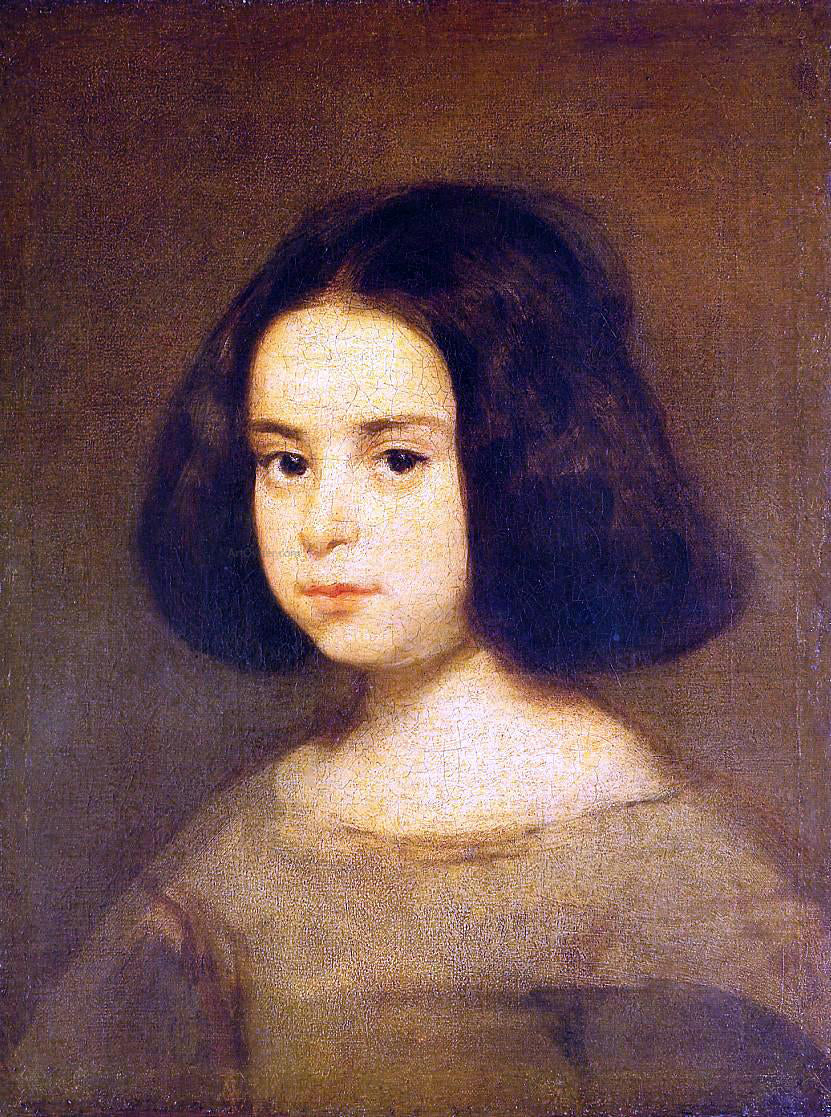 Diego Velazquez Portrait of a Little Girl - Hand Painted Oil Painting