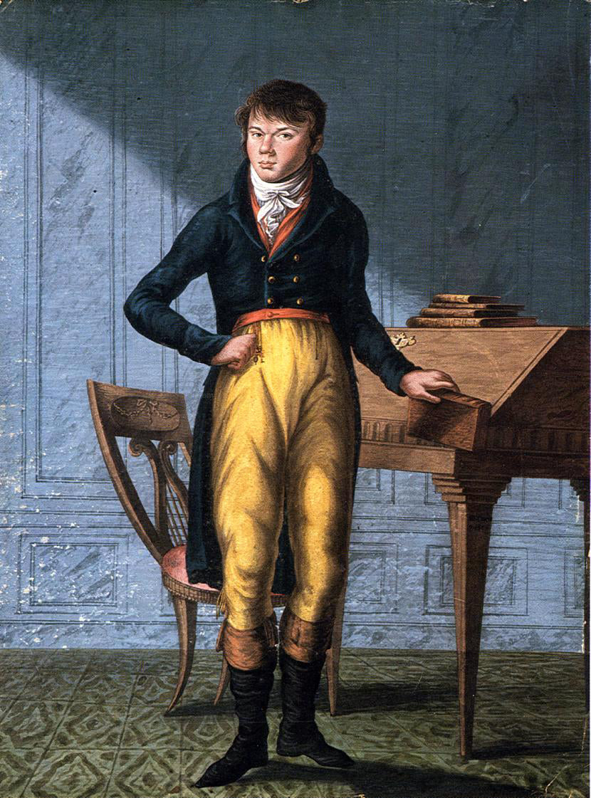 Michele Felice Corne Portrait of a Man - Hand Painted Oil Painting