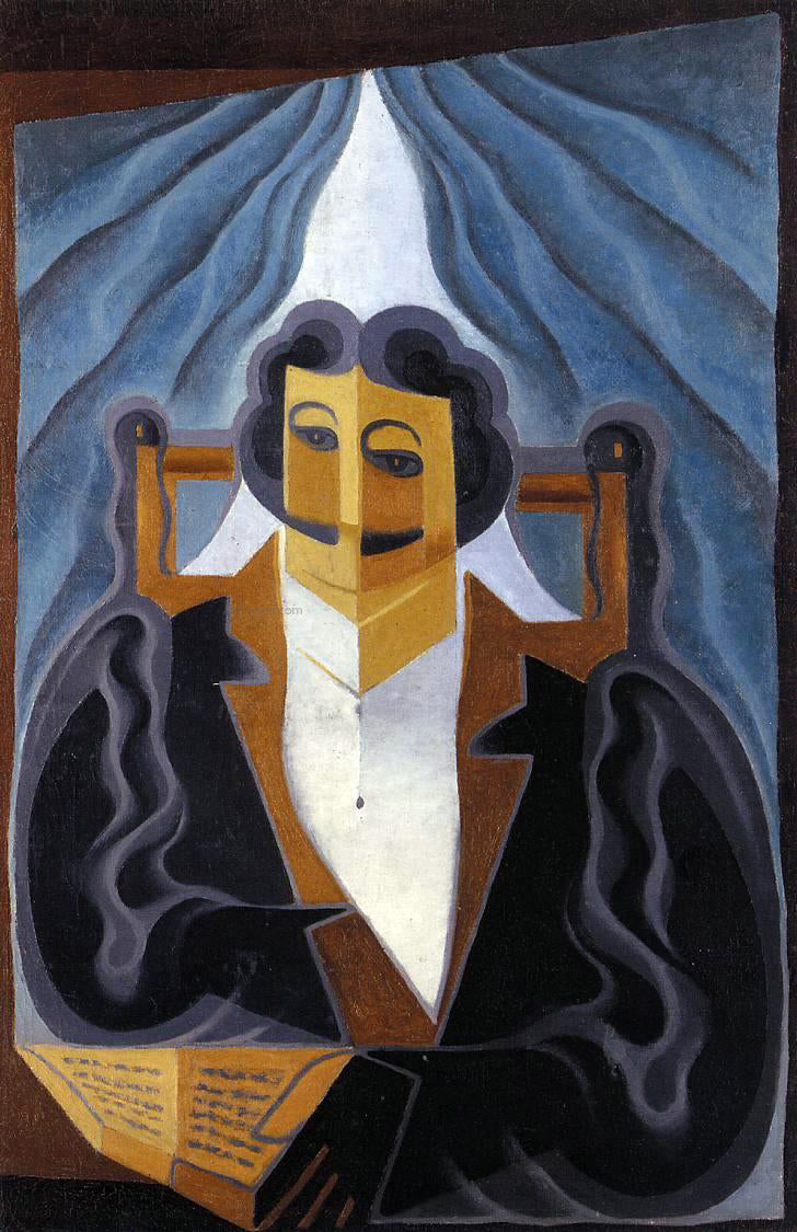 Juan Gris Portrait of a Man - Hand Painted Oil Painting
