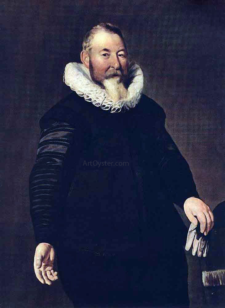 Thomas De Keyser Portrait of a Man - Hand Painted Oil Painting