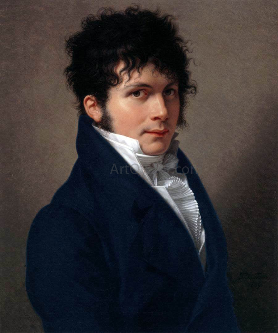 Francois-Xavier Fabre Portrait of a Man - Hand Painted Oil Painting