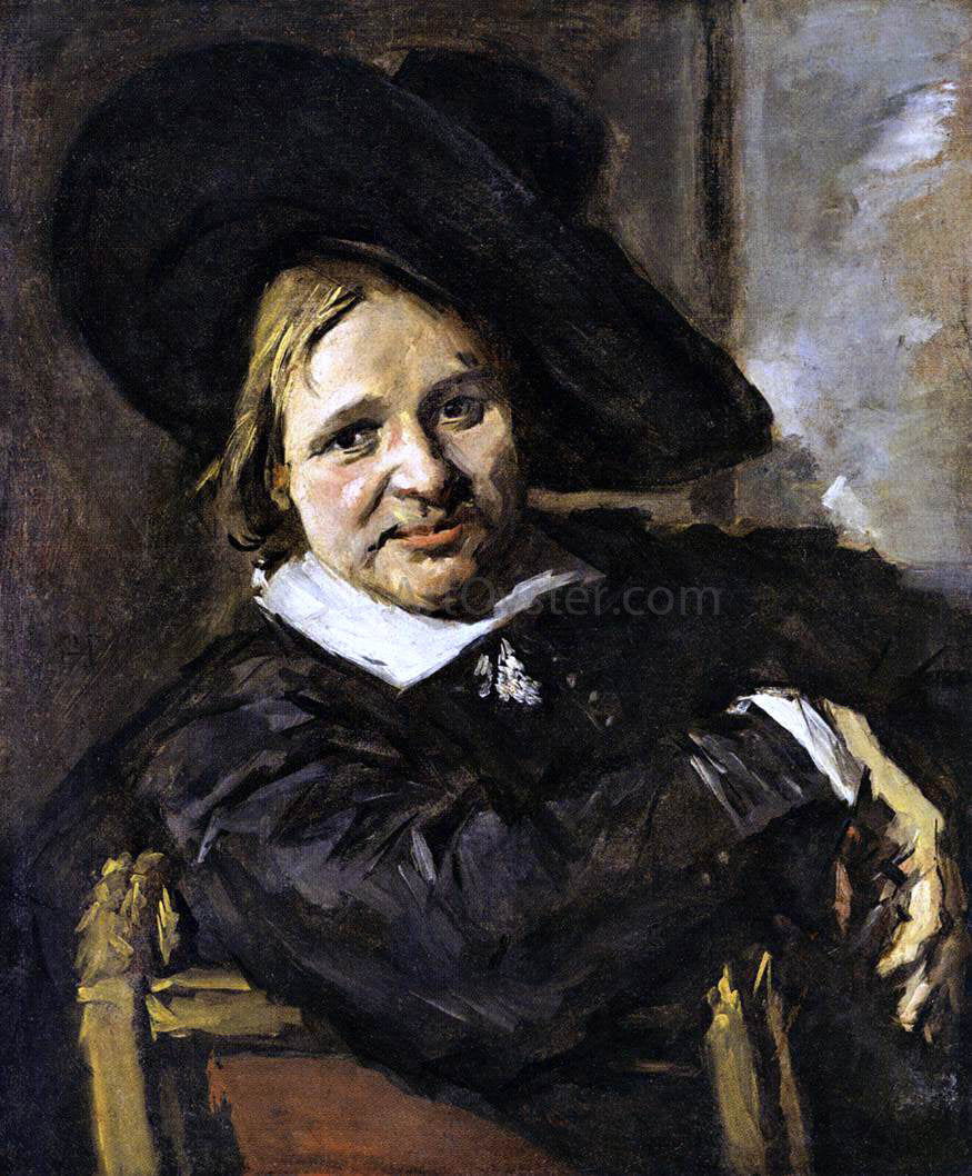 Frans Hals Portrait of a Man in a Slouch Hat - Hand Painted Oil Painting