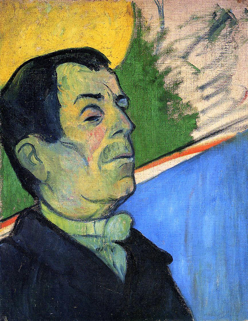 Paul Gauguin Portrait of a Man Wearing a Lavalliere - Hand Painted Oil Painting