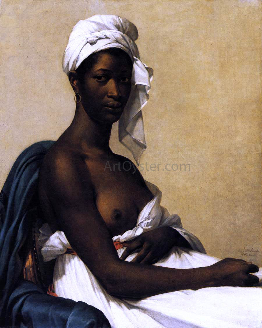 Marie-Guillemine Benoist Portrait of a Negress - Hand Painted Oil Painting