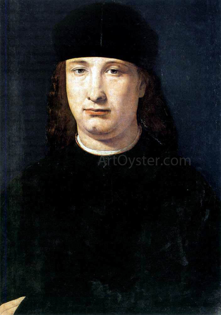 Giovanni Antonio Boltraffio Portrait of a Notable - Hand Painted Oil Painting