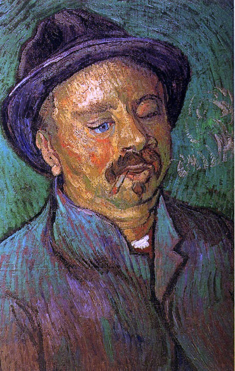 Vincent Van Gogh Portrait of a One-Eyed Man - Hand Painted Oil Painting