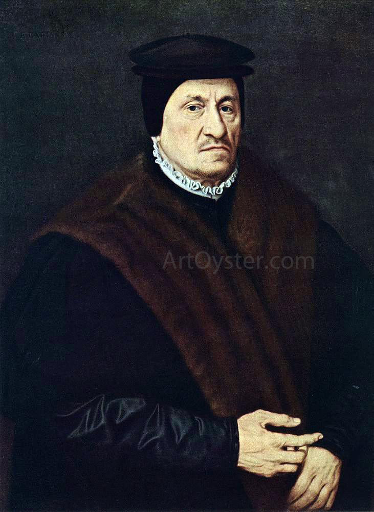 Neufchatel Nicolas Portrait of a Patrician - Hand Painted Oil Painting