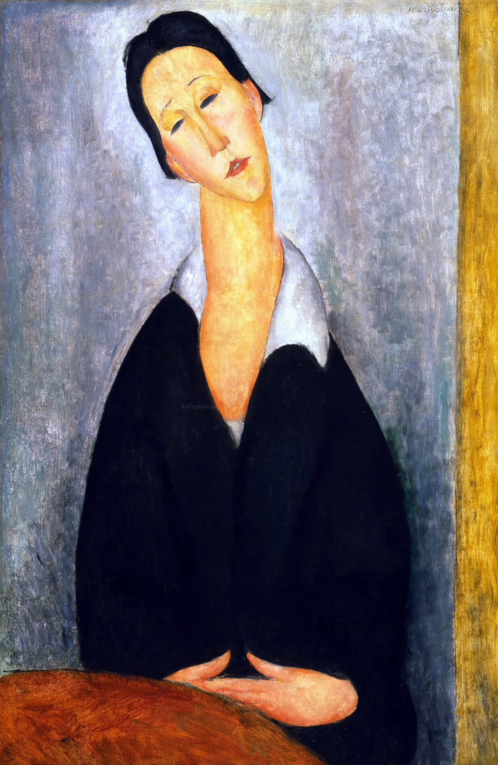  Amedeo Modigliani Portrait of a Polish Woman - Hand Painted Oil Painting