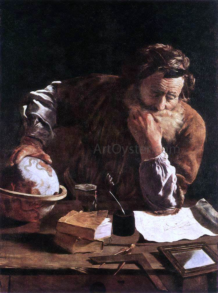 Domenico Feti Portrait of a Scholar - Hand Painted Oil Painting